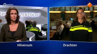 Opsporing Verzocht live op tv politieagent wordt onwel [upl. by Enyrhtak]