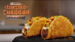 Toasted Cheddar Chalupa  TACO BELL [upl. by Puduns944]