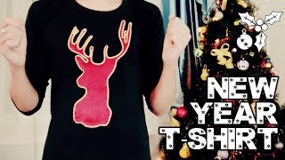 DIY Новогодняя Пижама  New Year Tshirt  DA [upl. by Eentirb450]