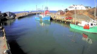 Spring Tide Timelapse Halls Harbour HD [upl. by Norita22]