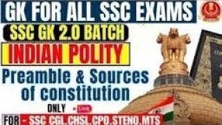 Lecture03 Polity By PARMAR SSC  SSC GK 20 BATCH [upl. by Asil]