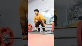 150 DEADLIFT  BELTLESS 🦍motivation power gym minivlog india viralvideo viralshorts [upl. by Ecneitap]