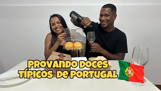 PROVANDO DOCES DE PORTUGAL 🇵🇹 portugal [upl. by Lesiram]