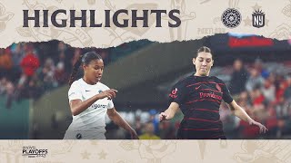 NWSL PLAYOFF HIGHLIGHTS  Thorns FC vs NJNY Gotham FC  Nov 5 2023 [upl. by Mirabel]