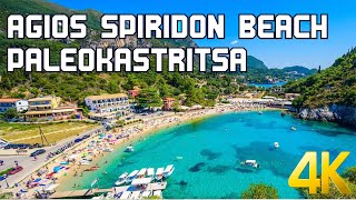 AGIOS SPIRIDON BEACH PALEOKASTRITSA  CORFU TOP THINGS TO DO [upl. by Egiedan]