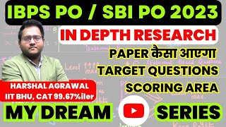 IBPS PO Mains SBI PO Mains 2023 QUANT Complete Master Plan  My Youtube Dream Series  Harshal Sir [upl. by Maram]