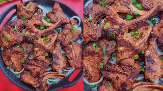 Sizzling Lamb Chops Juicy and tender Lamb chops Recipe By Yummy Halal [upl. by Nitsoj]