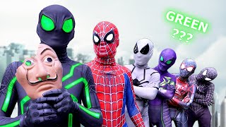 GREEN SPIDERMAN   Pro 6 SuperHeroes Story  by FLife TV [upl. by Neliac]