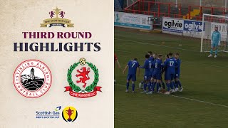 Stirling Albion 02 Cove Rangers  Scottish Gas Mens Scottish Cup Third Round Highlights [upl. by Malda683]