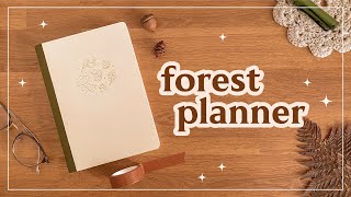 Forest Planner Launch  B6 tomoe river paper planner [upl. by Norry]