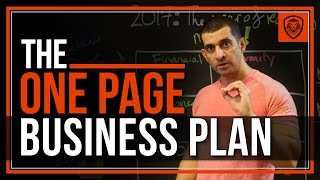 How to Write a One Page Business Plan [upl. by Ithsav]