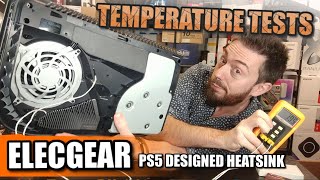 Elecgear PS5 SSD Heatsink Temperature Tests [upl. by Jedidiah]