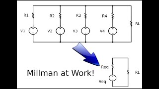 Millmans Theorem Derivation [upl. by Aidiruy]