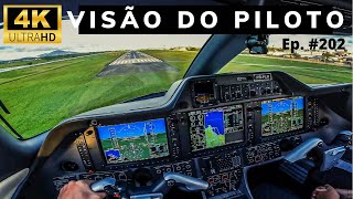 NA VISÃO DO PILOTO  COMO É POUSAR UM AVIÃO [upl. by Amsed540]