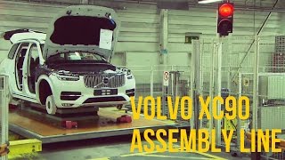 Volvo XC90 Assembly Line in Torslanda [upl. by Fortunia]