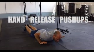 HAND RELEASE PUSHUPS TECHNIQUE  Paradiso Crossfit [upl. by Lemor]