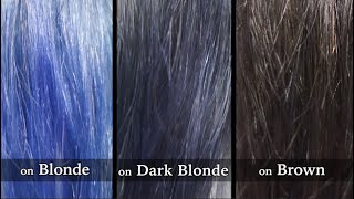 ARCTIC FOX PERIWINKLE on Blondes Dark Blondes and Brown Hair BEFORE amp AFTER [upl. by Aratnahs]