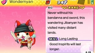 Todos los Yokai de Yokai Watch 3 Medallium completo 3ds [upl. by Nelak506]