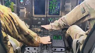 C130J Takeoff Pilot Cockpit View [upl. by Ynafets659]