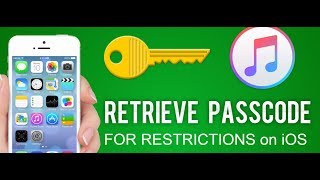 How To Recovery Restriction Passcode in ios device without any restore or deleting files [upl. by Boothe]