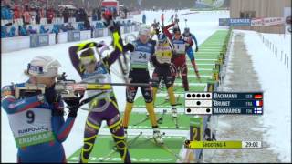 Biathlon World Championships 2012  Women 125 km mass start full race [upl. by Uriisa]