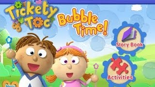 Tickety Toc Bubble Time iPad App Review Demo Walkthrough [upl. by Ardnaik]