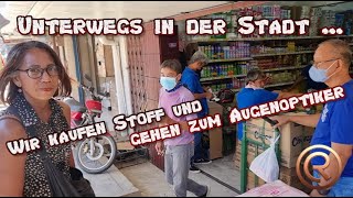 088Ausgewandert Philippinen Stadt VLog Brille super günstig Stoff Kaufen [upl. by Leafar]