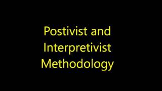 Methodology Positivist Interpretivist Feminist  A2 Sociology [upl. by Nihi]