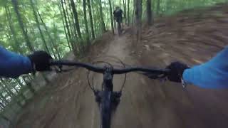 Horseshoe Valley MTB  The Garden  With Crash [upl. by Ahtelat768]