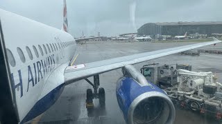 British Airways A320 London to Rome LHRFCO [upl. by Schroer]