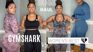 HUGE Gymshark vs Women’s Best Try On HAUL  Curvy Girl Activewear Edition [upl. by Attelrahs]