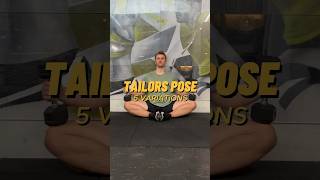 Try these variations of the tailors pose for strong and flexible adductors🔥 [upl. by Ashlee240]