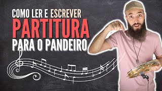 COMO LER PARTITURA DE PANDEIRO Aprenda de um jeito fácil com Léo Rodrigues [upl. by Notterb172]