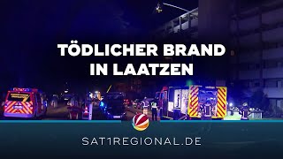 Ein Mensch stirbt bei Brand in Laatzen [upl. by Treble263]