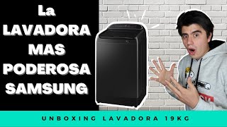 Unboxing Lavadora Samsung de 19 KG│True Tech [upl. by Milzie]