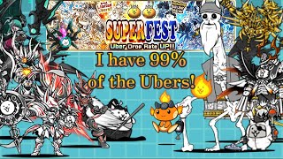 Battle Cats 99 Ubers Collected SuperFest Dark Phono [upl. by Lalo432]