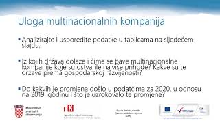 Geografija 2 r SŠ  Multinacionalne kompanije [upl. by Krock]