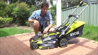 RYOBI 36V BRUSHLESS MOWER DEMONSTRATION amp REVIEW [upl. by Nahtan876]