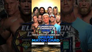 WWE Elimination Chamber 2025  Dream Card v2 Bevelock Shorts EliminationChamber WWEChamber [upl. by Rhianna]