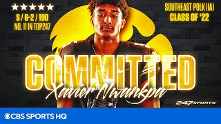 Iowa Lands 5 Star Safety Xavier Nwankpa  CBS Sports HQ [upl. by Virginie]