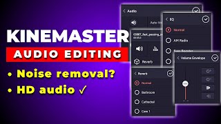 Kinemaster audio editing 2021  How to edit audio in Kinemaster  Kinemaster voice editing 2021 [upl. by Hanaj]