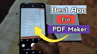 Best App For PDF Maker 2020  Create PDF File in Simple Steps  My New Channel filmimedia8485 [upl. by Hgielsa]