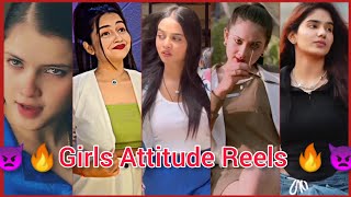 Girls Attitude Reel Video 🔥👿ll new latest instagram reels ll Attitude shayri amp dialogues 🔥👿attitude [upl. by Gide21]