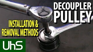 Decoupler Pulley Installation amp Removal Methods  Tech Minute [upl. by Idner]