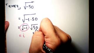 Algebra II  Imaginary Numbers Definition and Simplifying [upl. by Nedla]