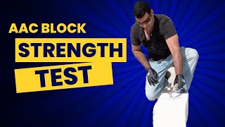 Check Out Our Unbreakable AAC Blocks In This Strength Test [upl. by Lanahtan341]