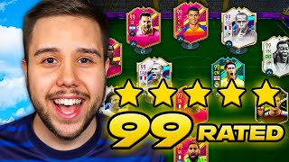 I BUILT A 99 RATED TEAM 🔥 FIFA 23 Ultimate Team [upl. by Ettenav432]