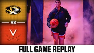 Missouri vs Virginia Full Game Replay  202324 ACC Women’s Basketball [upl. by Emogene]