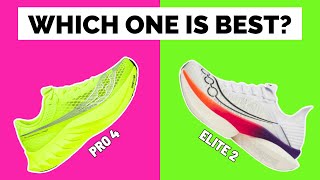 Saucony Endorphin Elite 2 vs Pro 4  BEST Running Shoe SHOWDOWN [upl. by Nnaylloh]