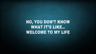 Simple Plan  Welcome To My Life Lyrics [upl. by Alia38]